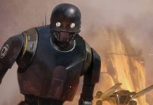 Zsivány Egyes Arcok: K-2SO Az új zsivány robot
