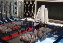 A messzi-messzi Galaxis legnagyobb diorámája – Legoból