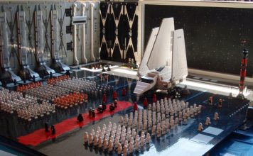 A messzi-messzi Galaxis legnagyobb diorámája – Legoból