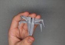 Egy papírból X-wing? Naná!