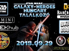 I. Országos Star Wars Galaxy of Heroes találkozó – avagy a powerbankek támadása